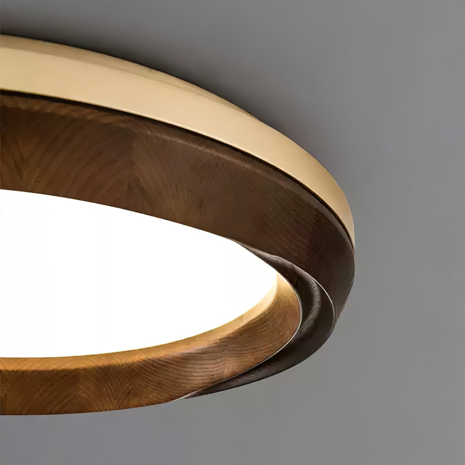 Ripple Wood Ceiling Light - Cueteks
