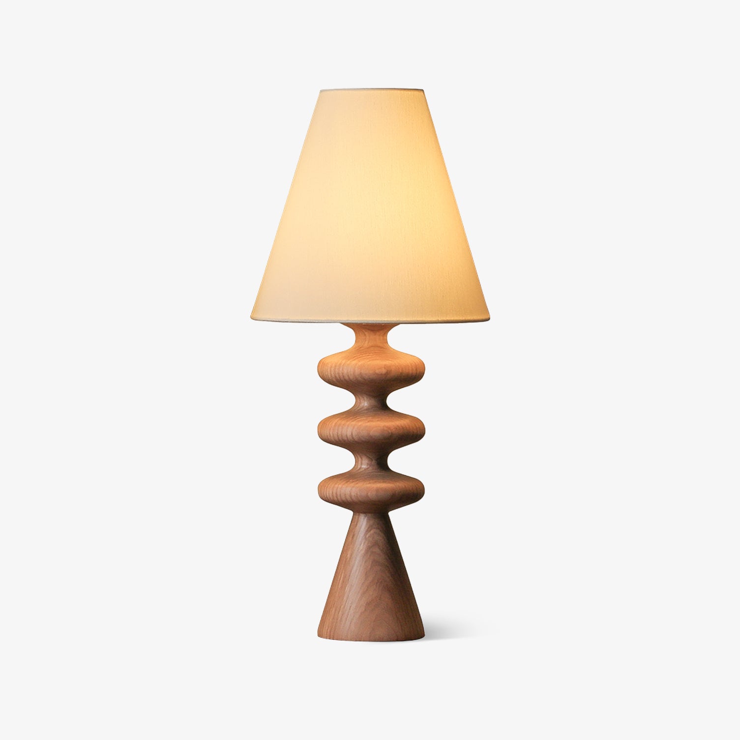 Ripple Wood Table Lamp - Cueteks