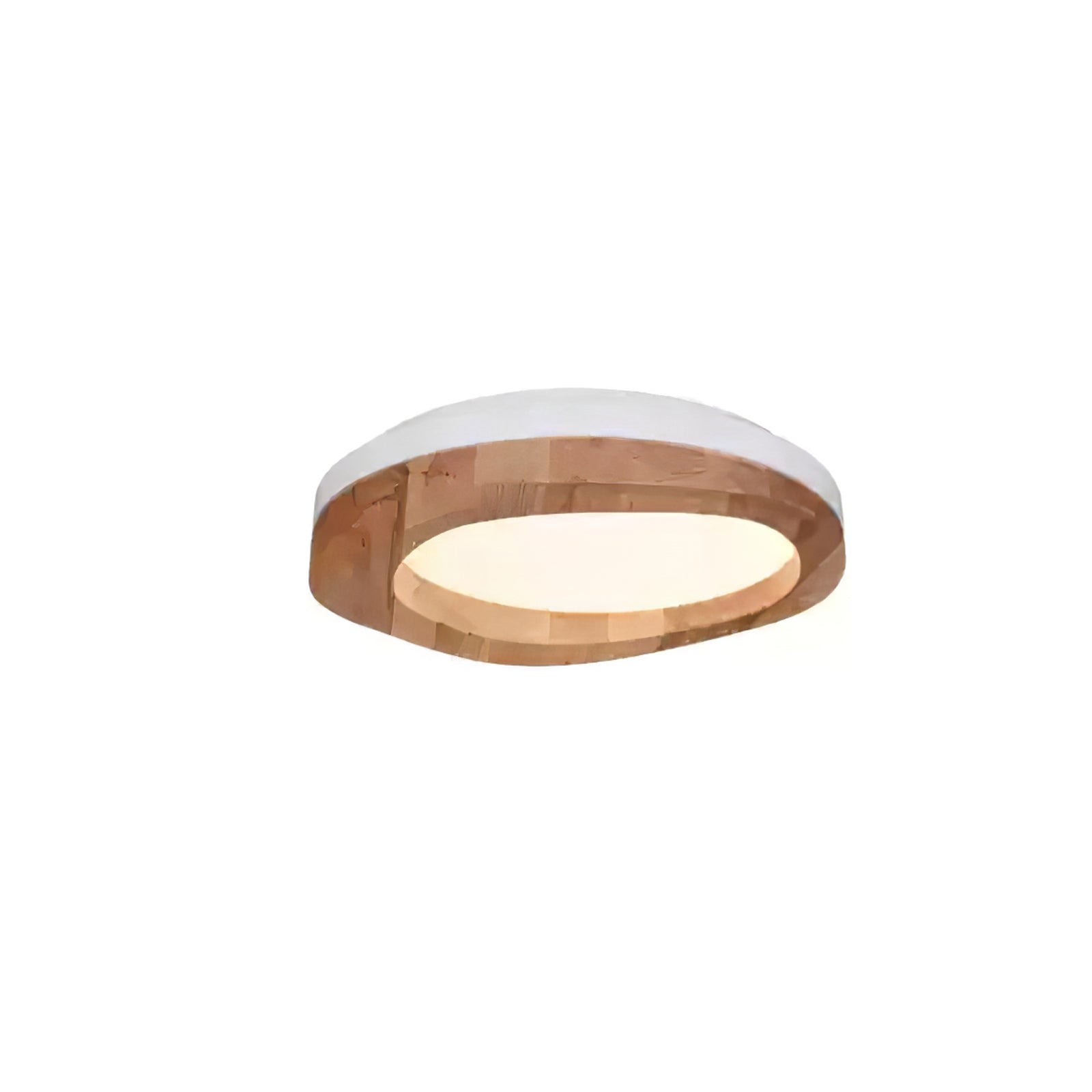 Timber Round Wood Ceiling Lamp - Cueteks