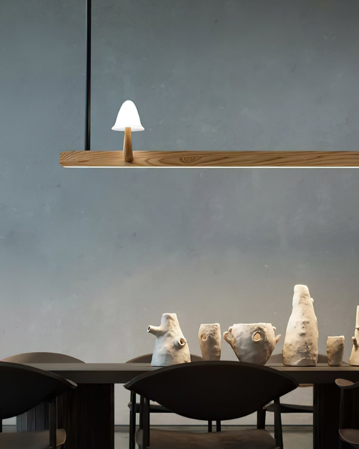 Mushroom Beam Chandelier - Cueteks