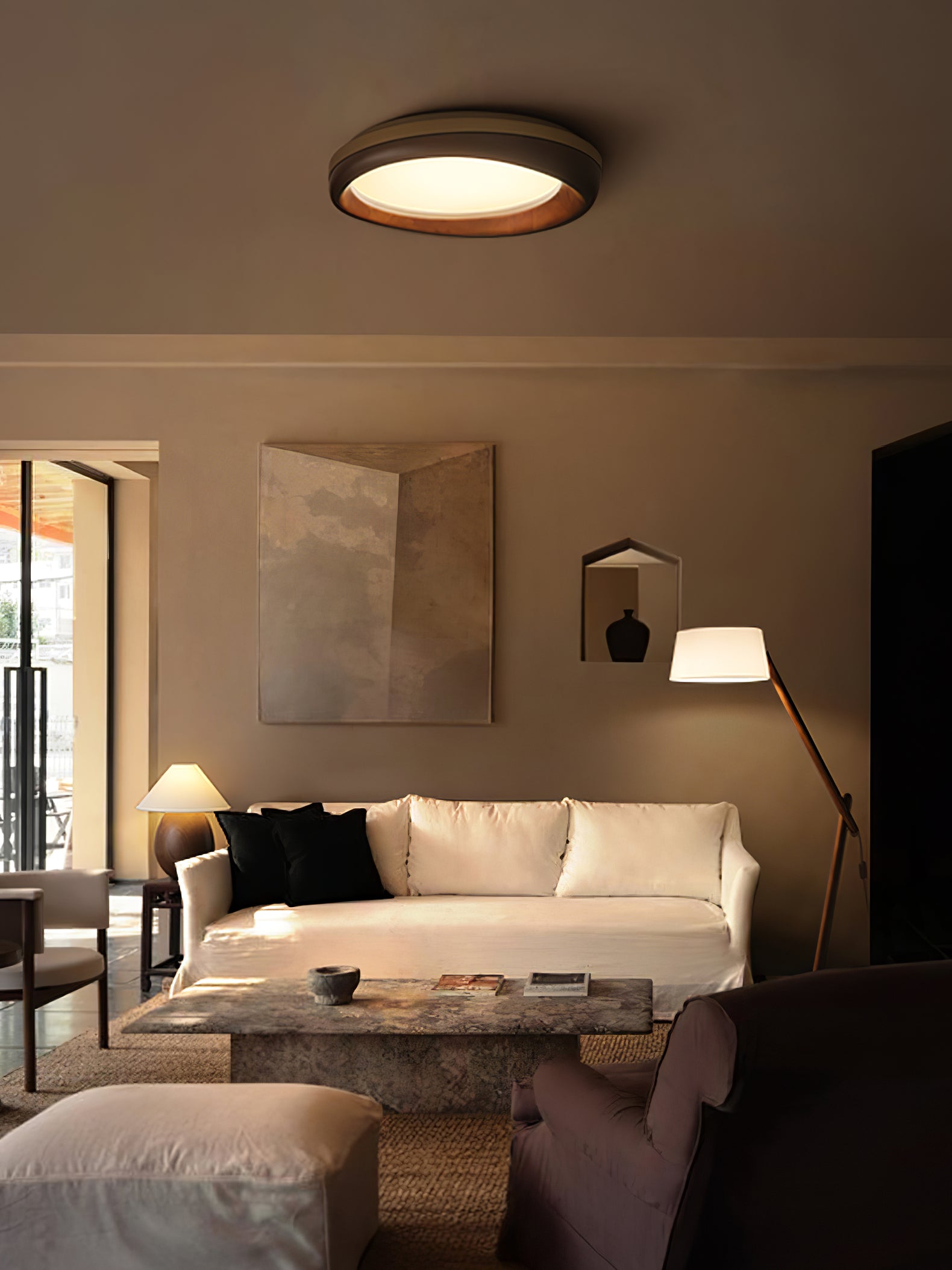 Zenova Wood Ceiling Light - Cueteks