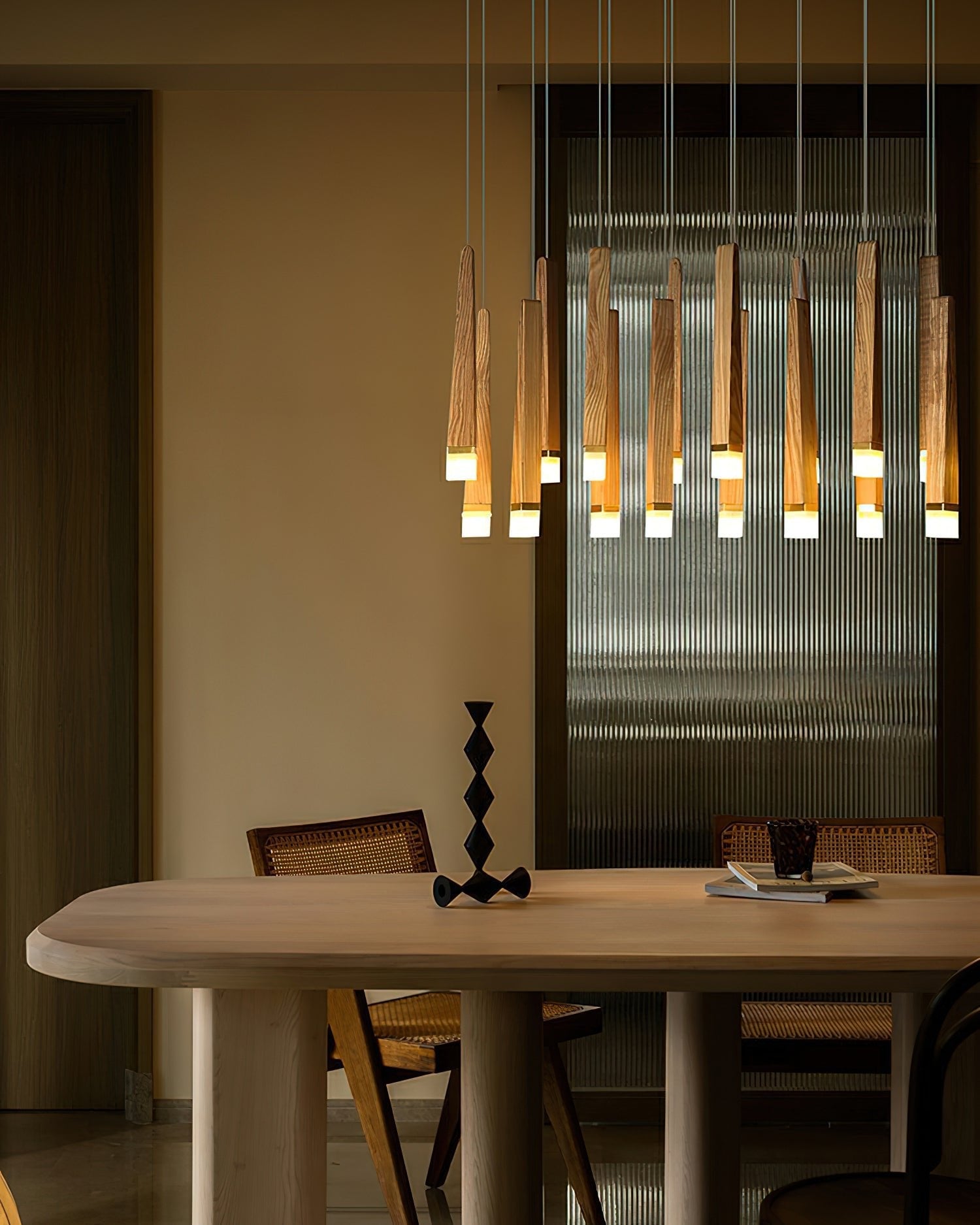 Firewood Stick Chandelier - Cueteks