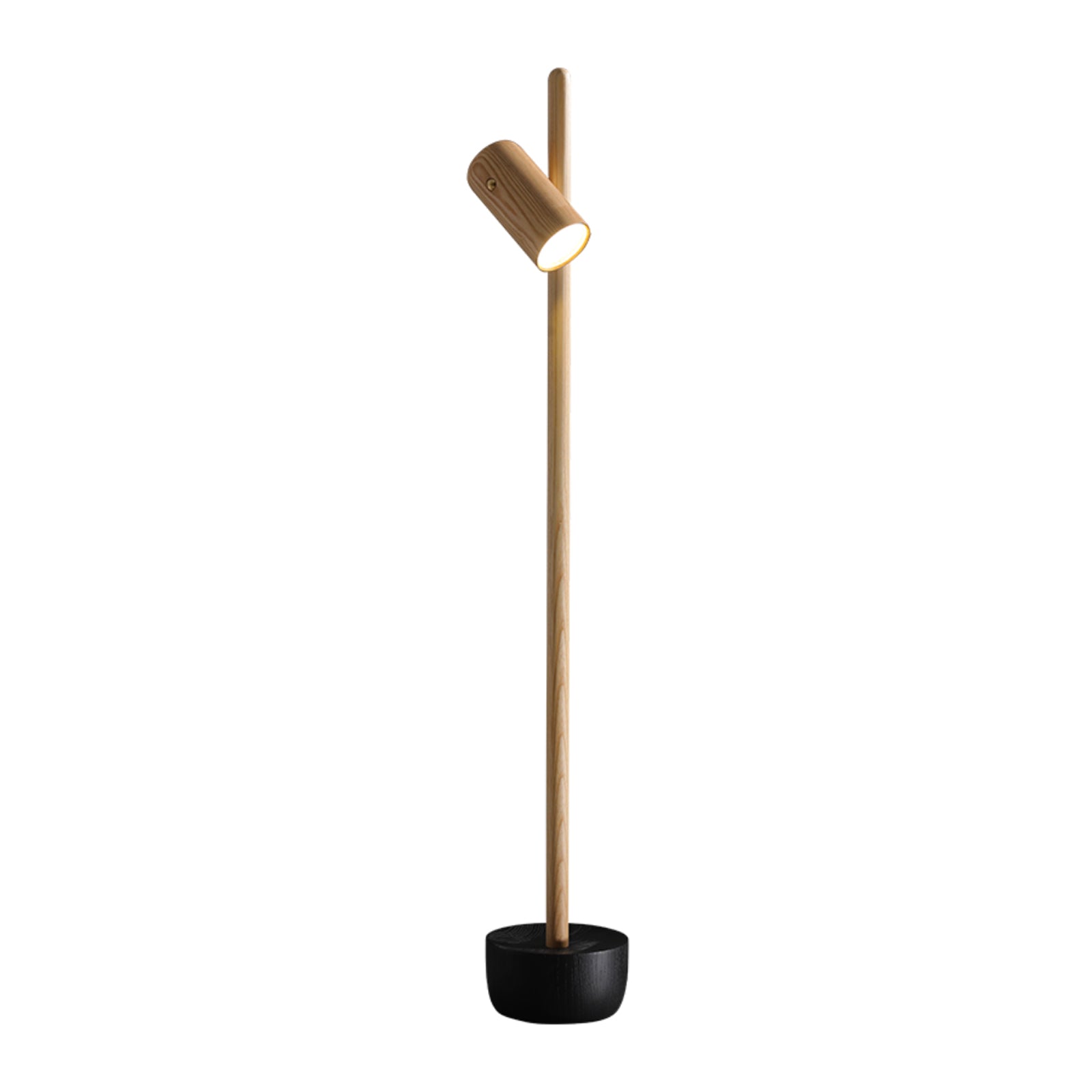 Spotlight Wood Floor Lamp - Cueteks