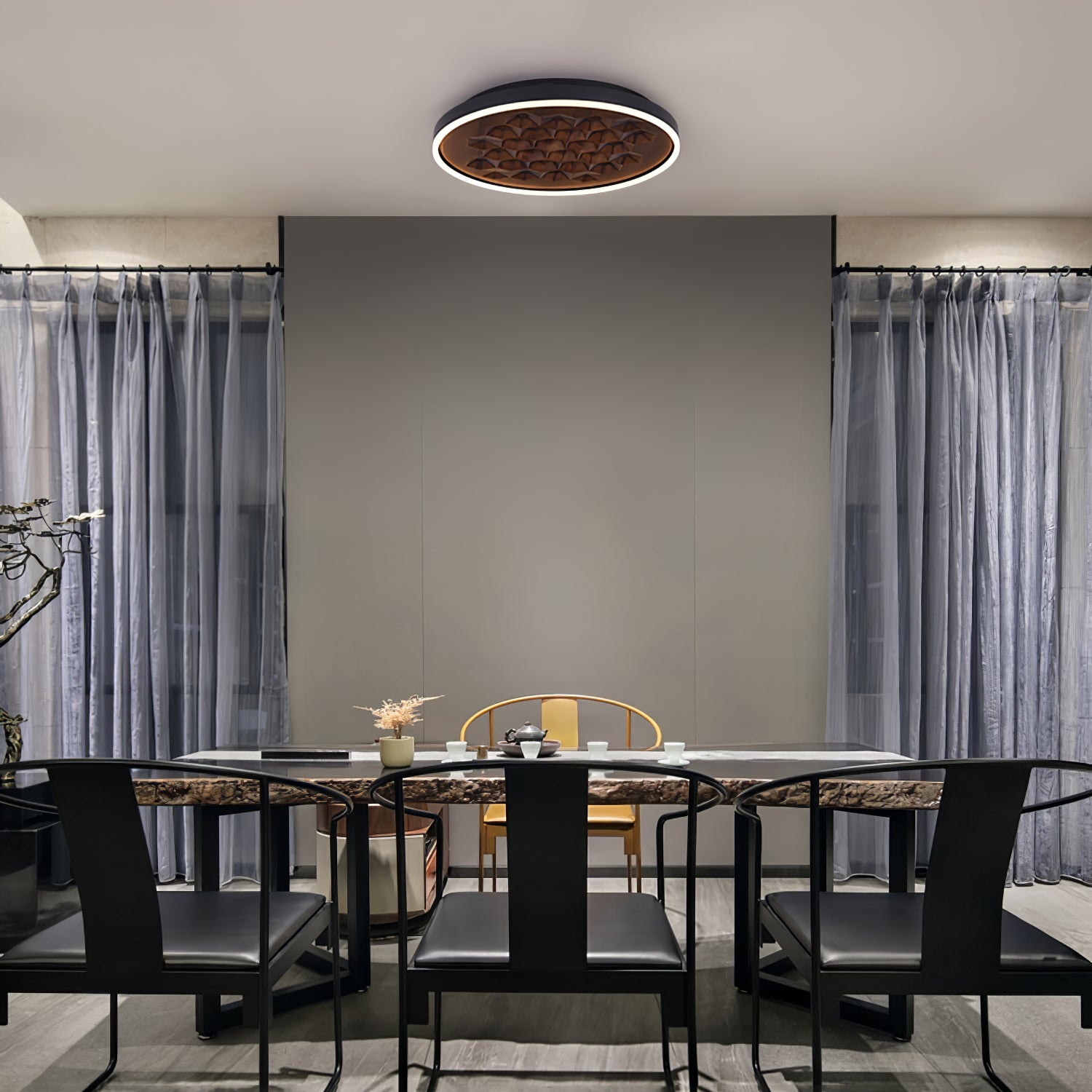 Heartwood Ceiling Lamp - Cueteks