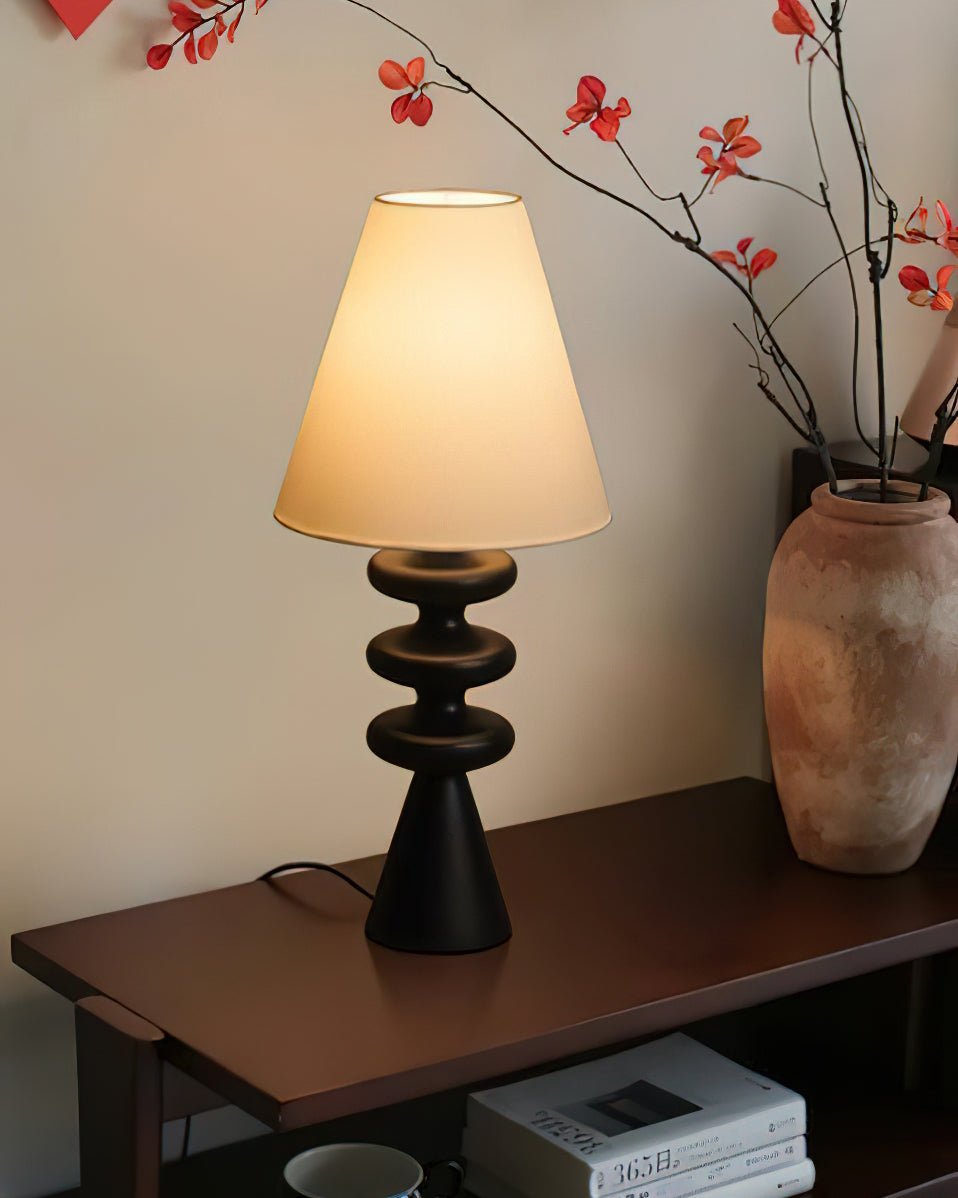 Ripple Wood Table Lamp - Cueteks