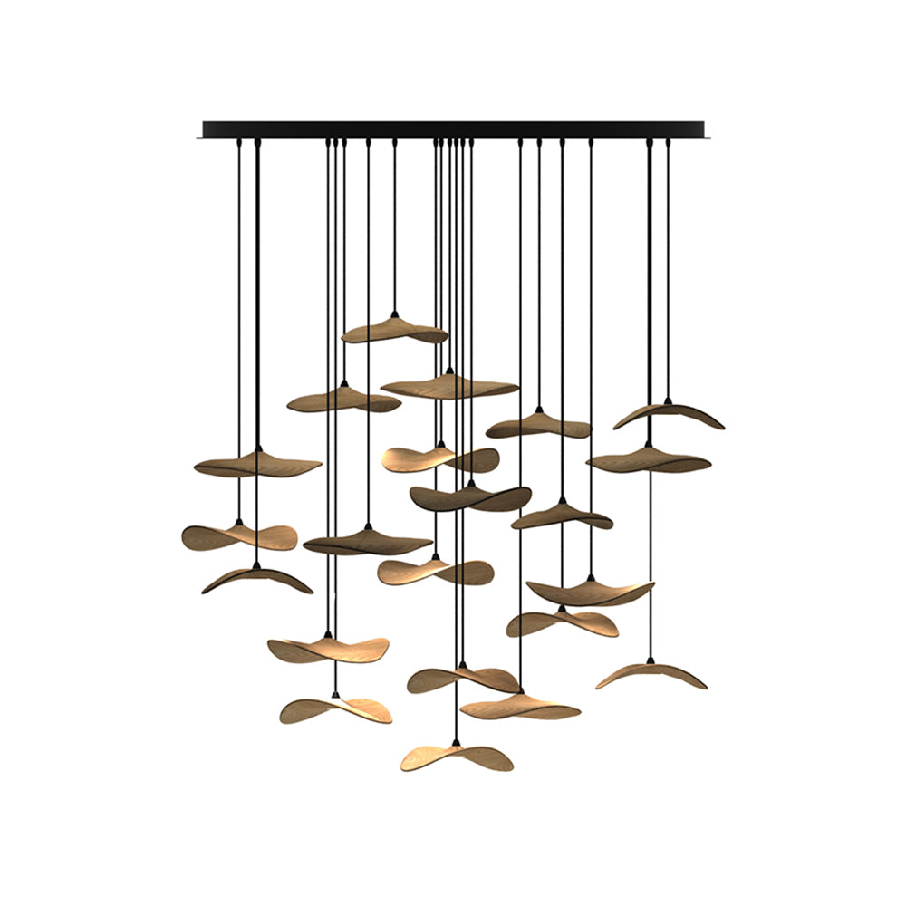 Empty Leaf Chandelier - Cueteks