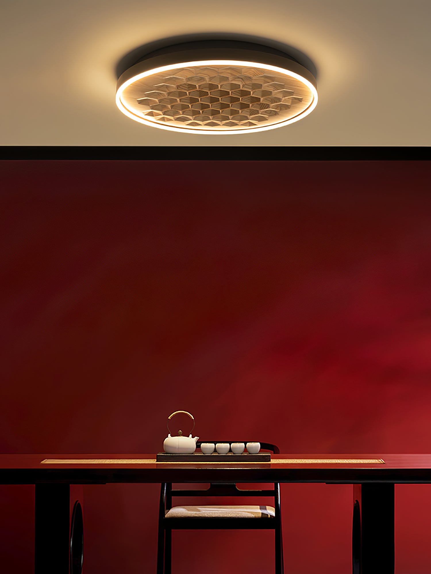 Heartwood Ceiling Lamp - Cueteks