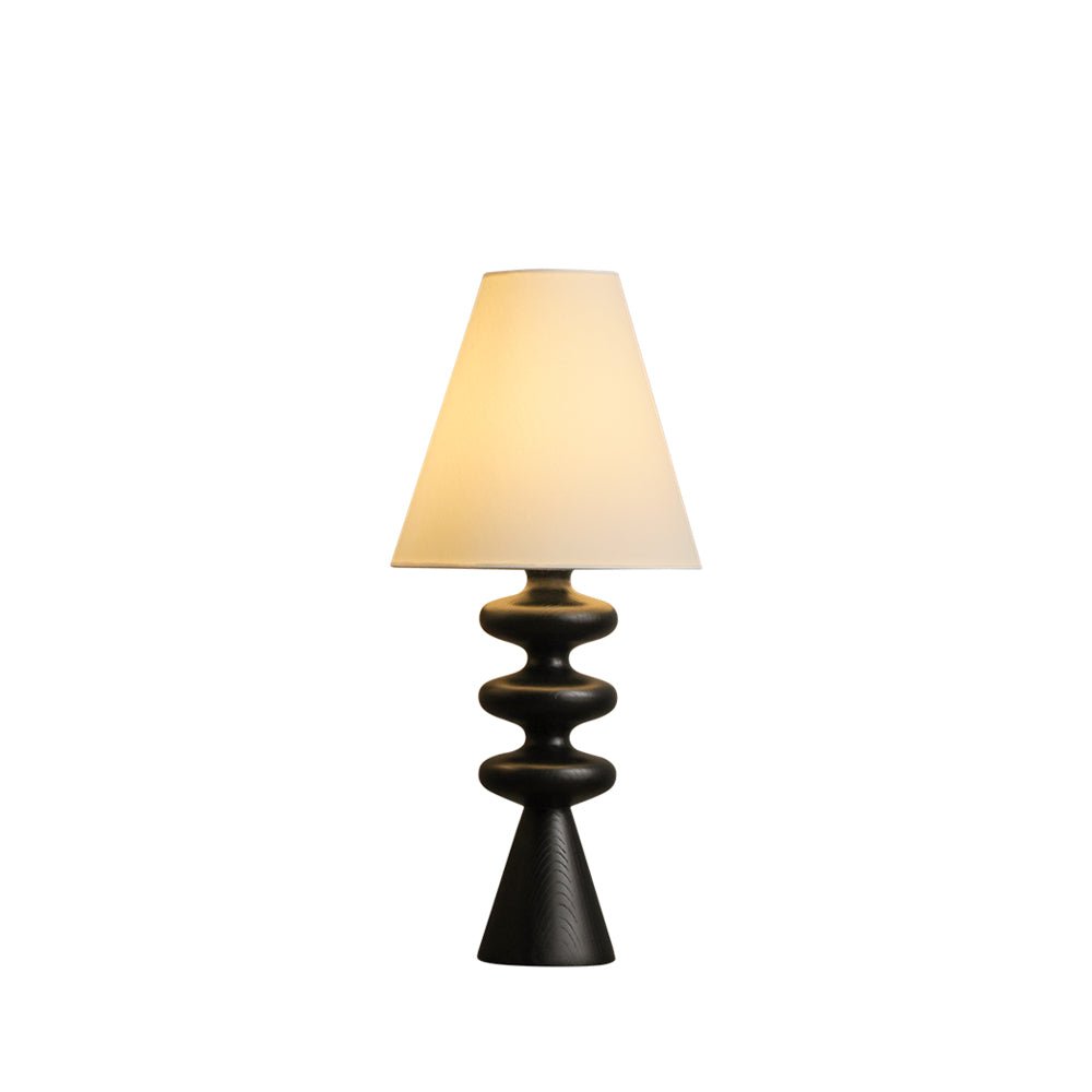 Ripple Wood Table Lamp - Cueteks