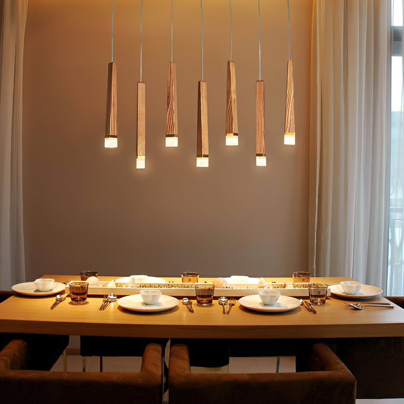 Firewood Stick Chandelier - Cueteks