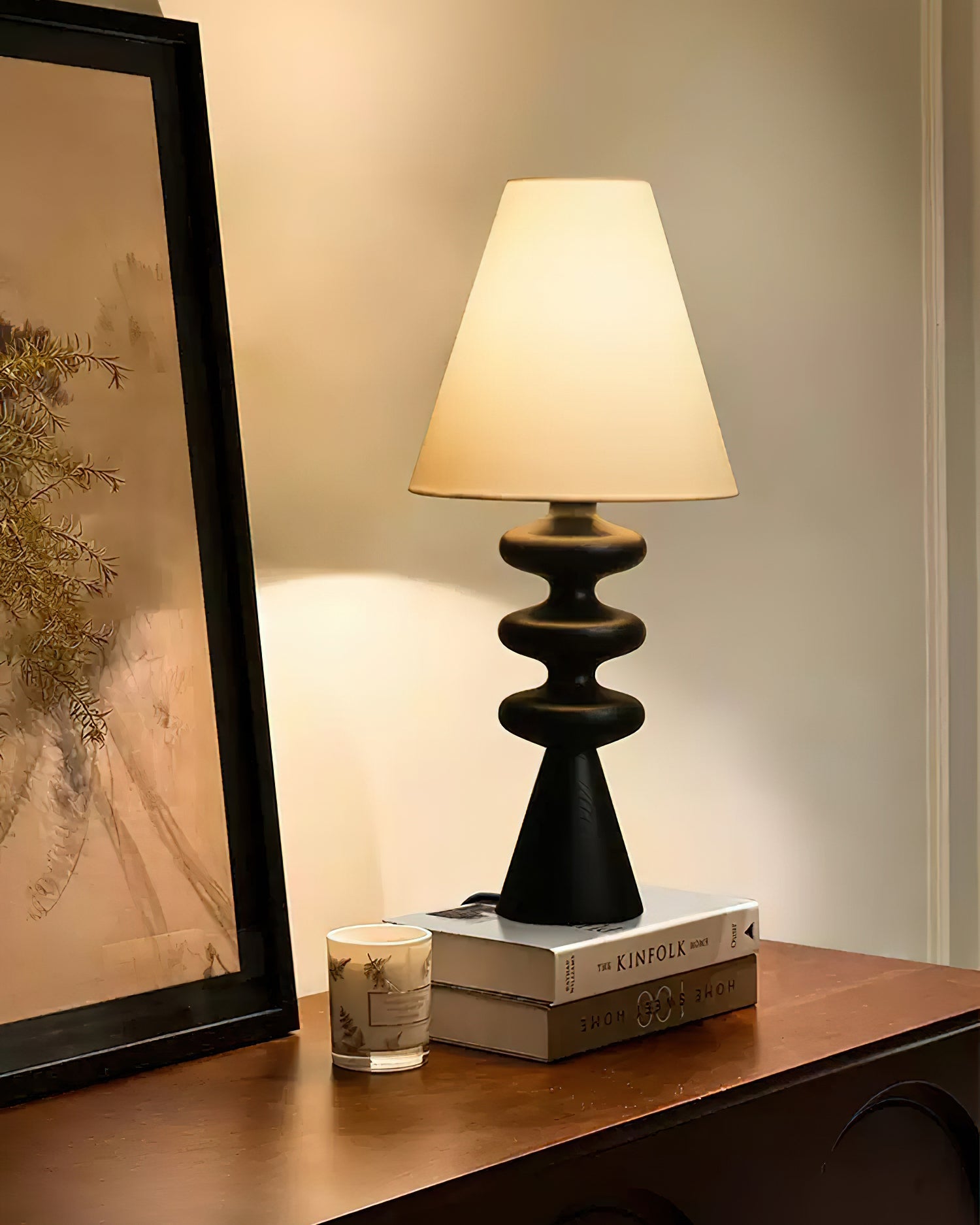 Ripple Wood Table Lamp - Cueteks