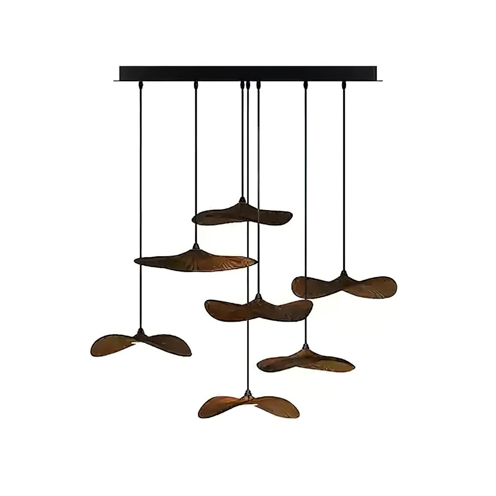 Empty Leaf Chandelier - Cueteks