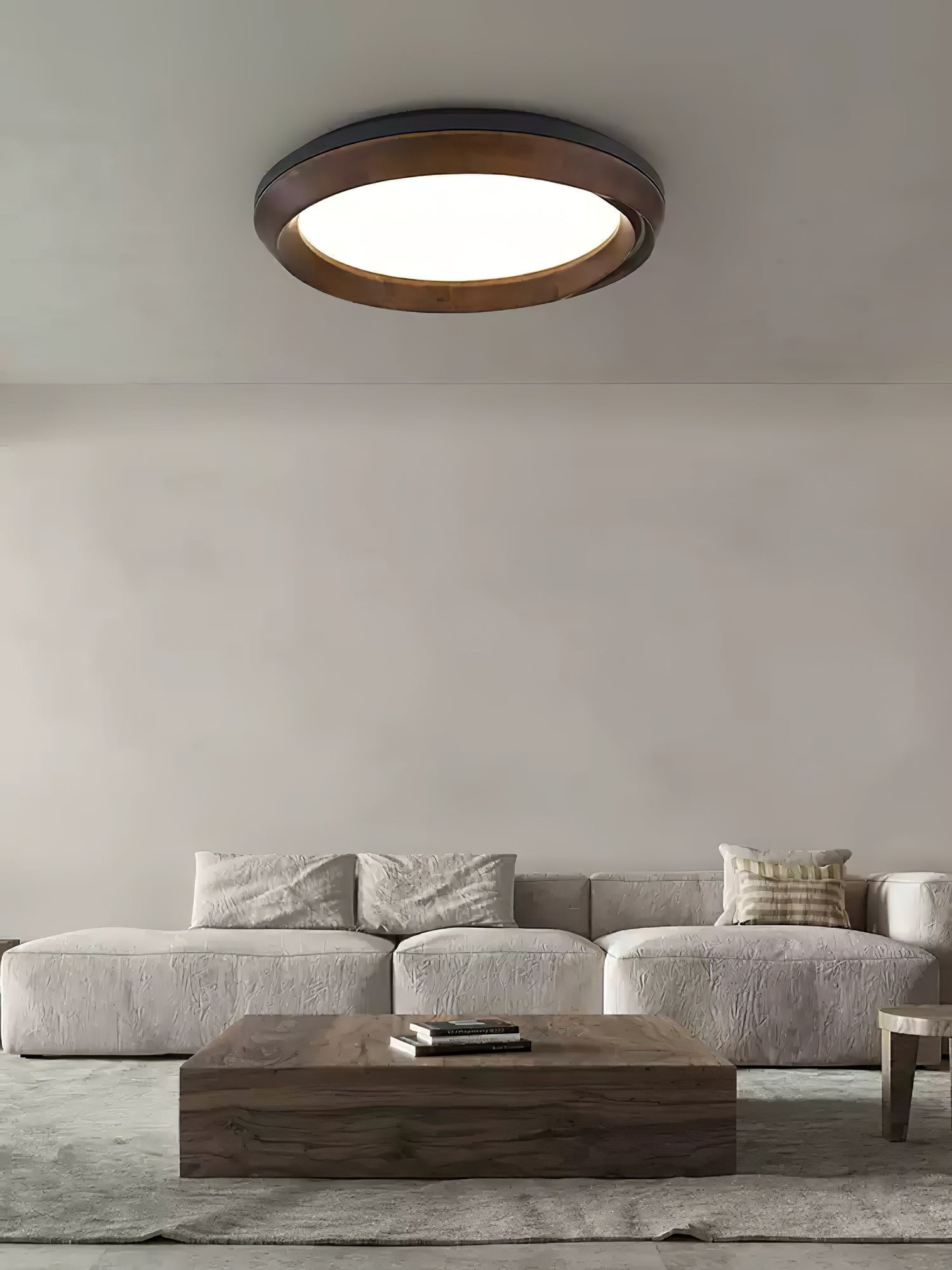Ripple Wood Ceiling Light - Cueteks