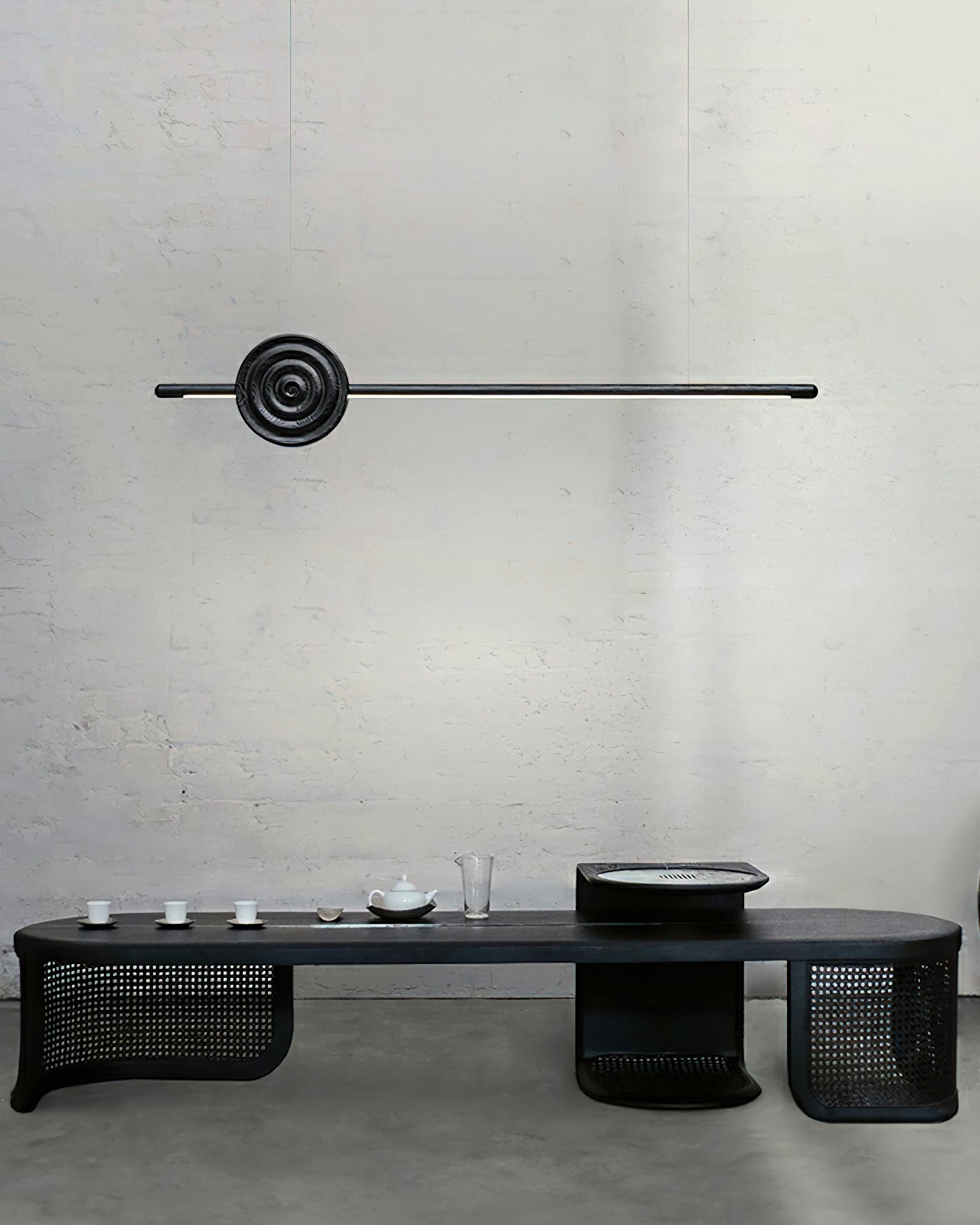 Erhu Wood Chandelier - Cueteks