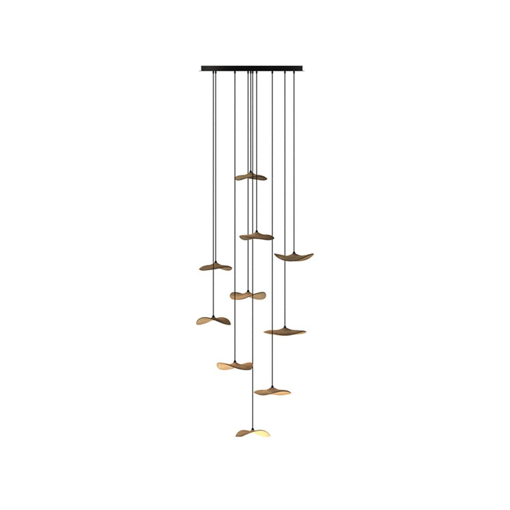 Empty Leaf Chandelier - Cueteks