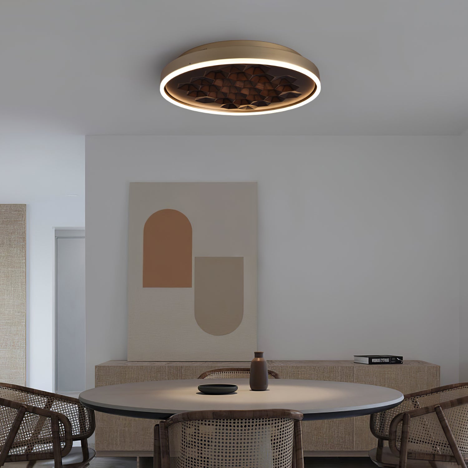 Heartwood Ceiling Lamp - Cueteks