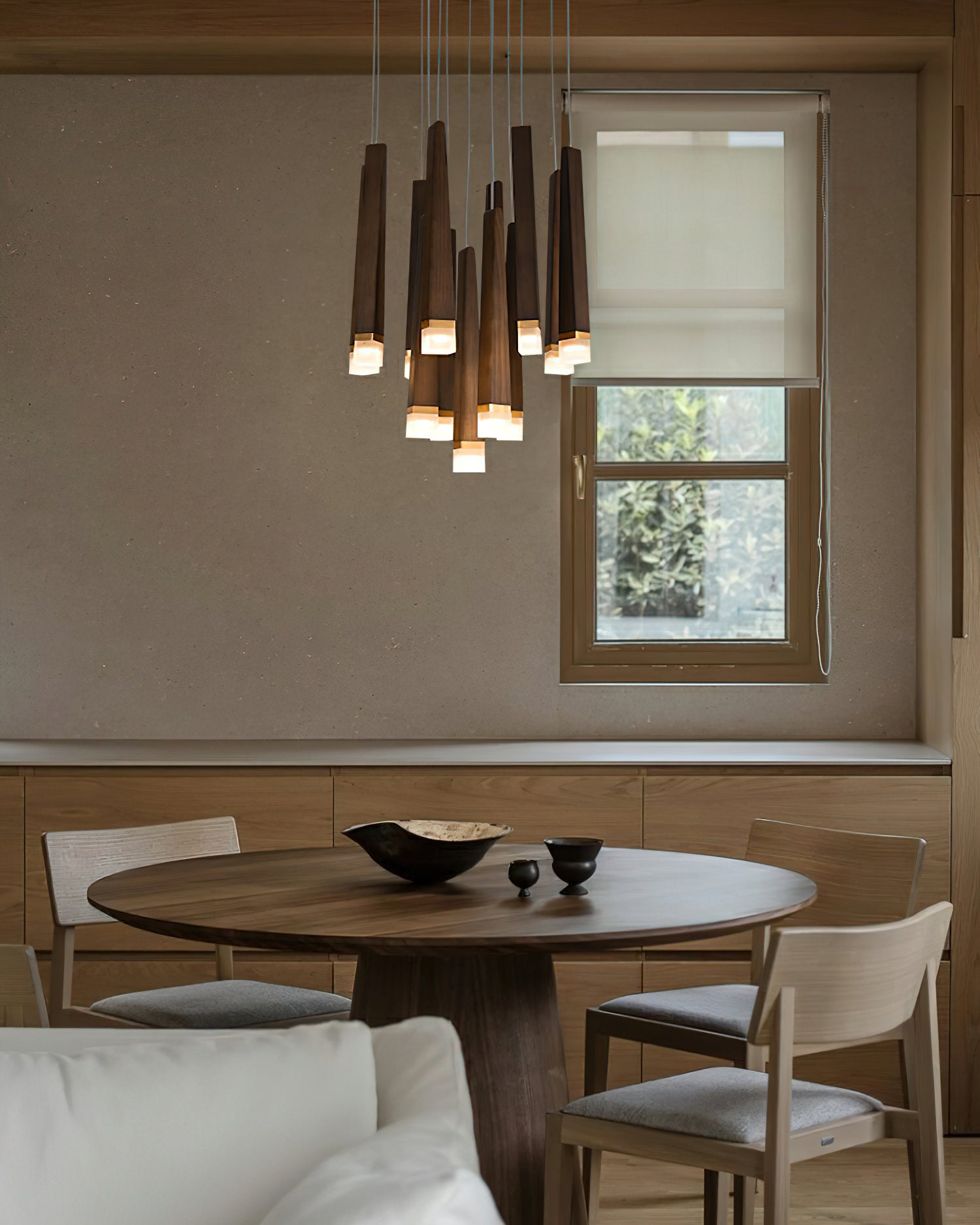 Firewood Stick Chandelier - Cueteks
