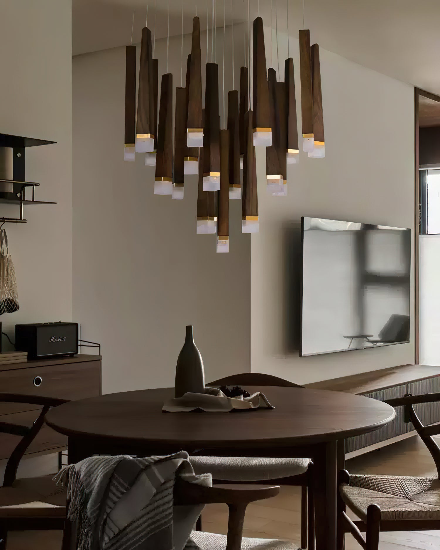 Firewood Stick Chandelier - Cueteks