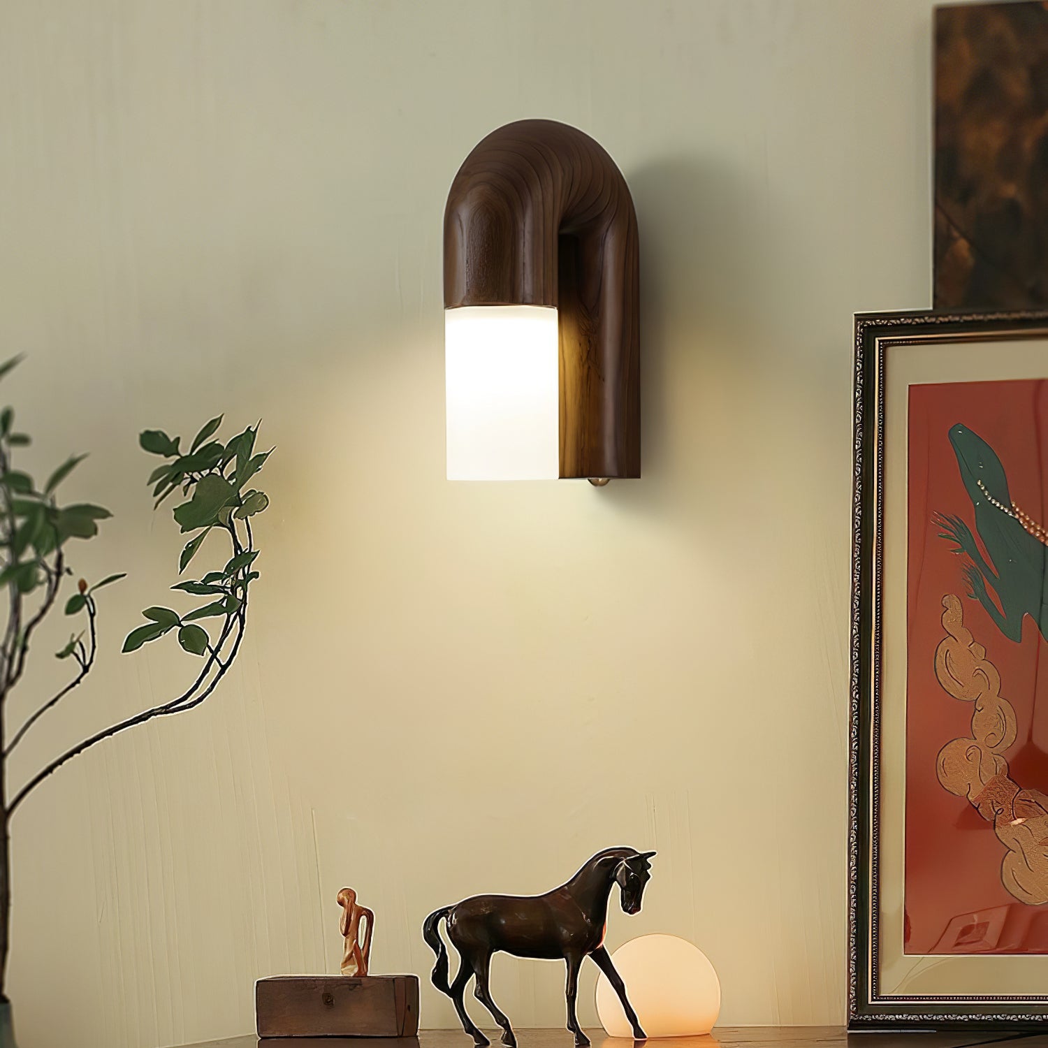 Arcus Wood Wall Lamp - Cueteks