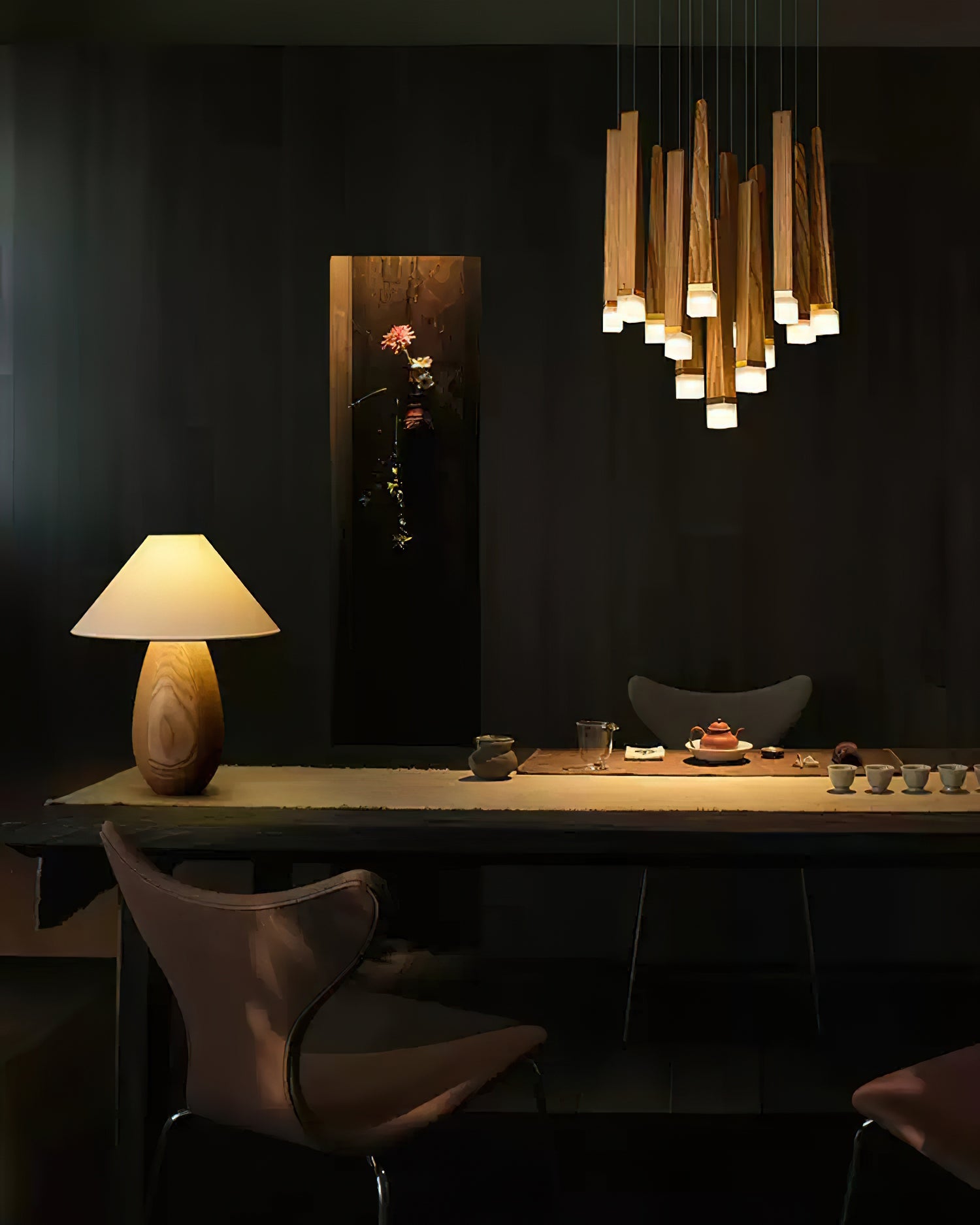 Firewood Stick Chandelier - Cueteks