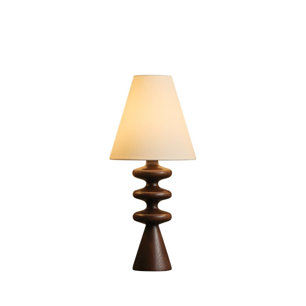 Ripple Wood Table Lamp - Cueteks