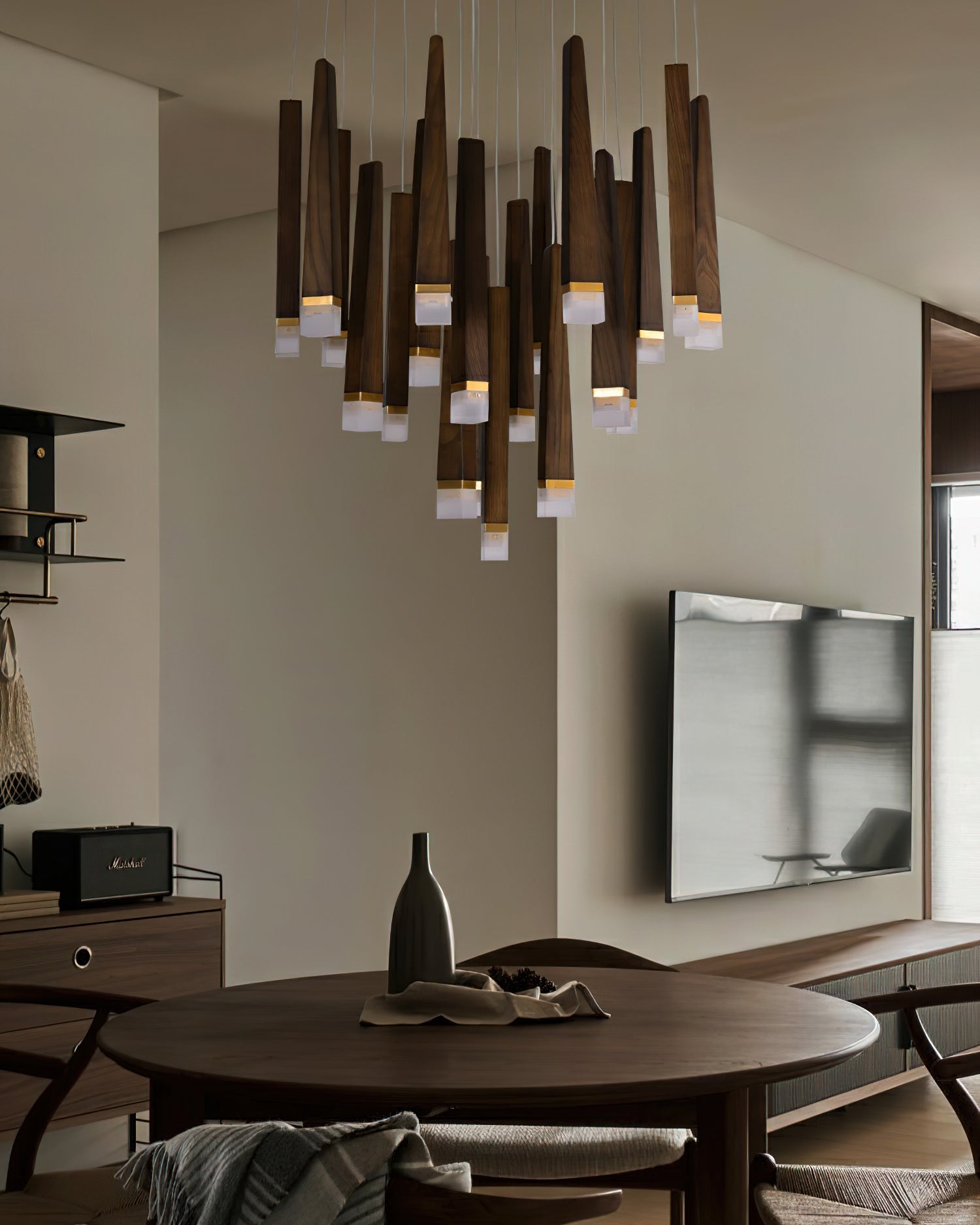Firewood Stick Chandelier - Cueteks