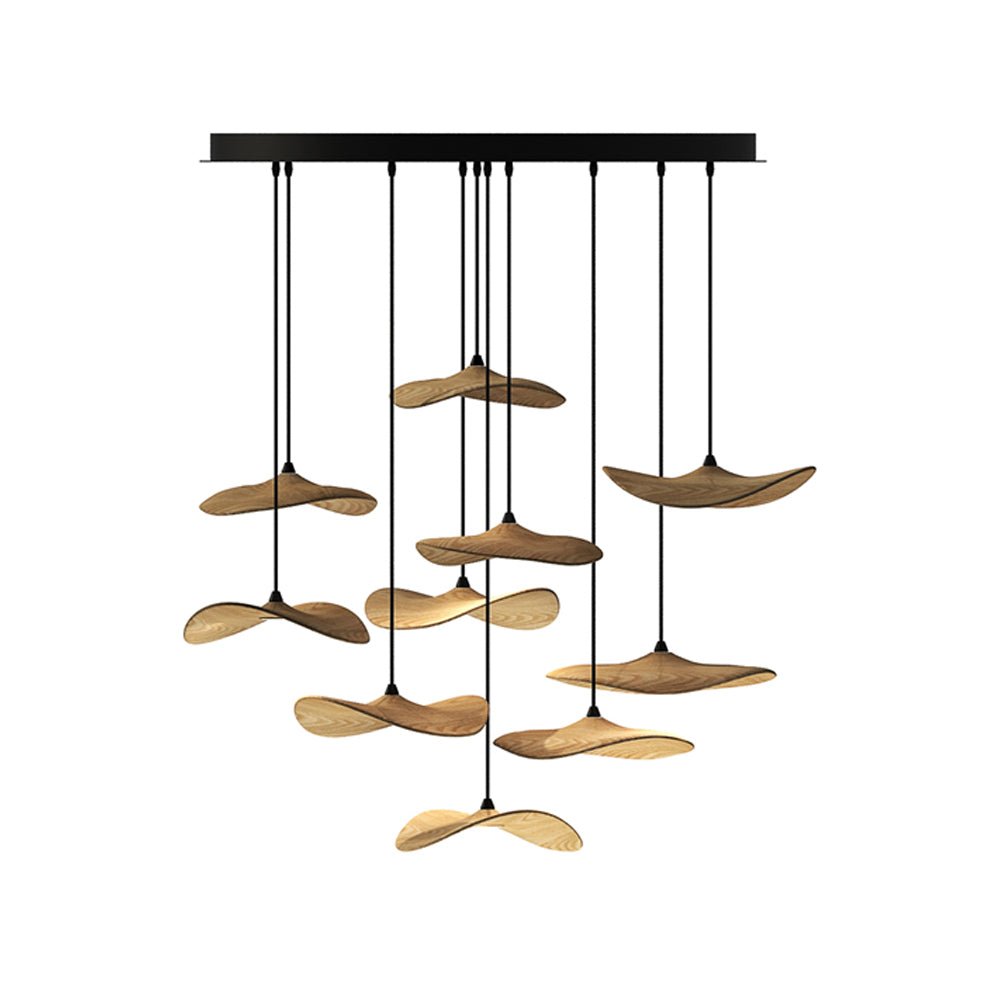 Empty Leaf Chandelier - Cueteks