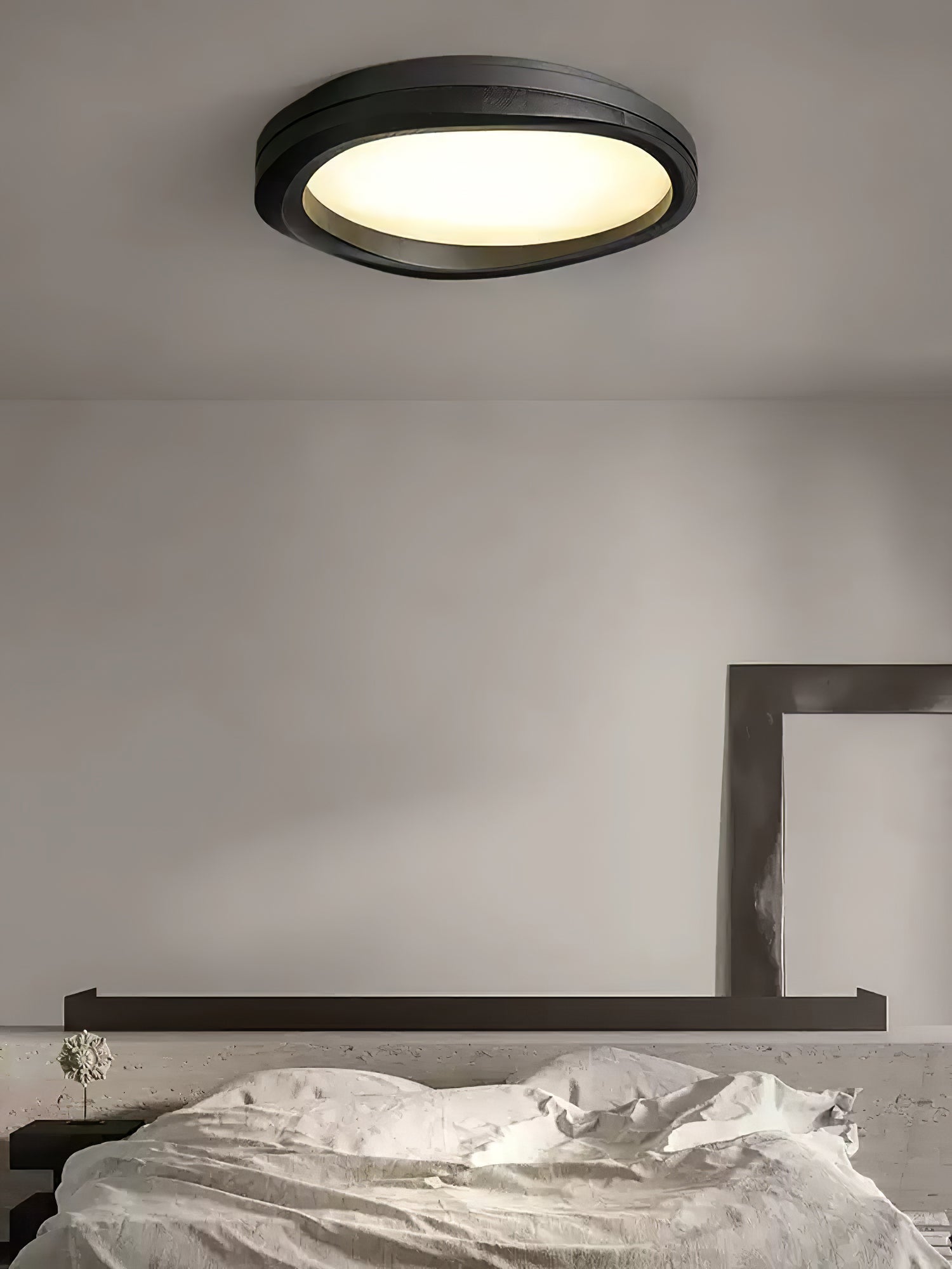 Timber Round Wood Ceiling Lamp - Cueteks