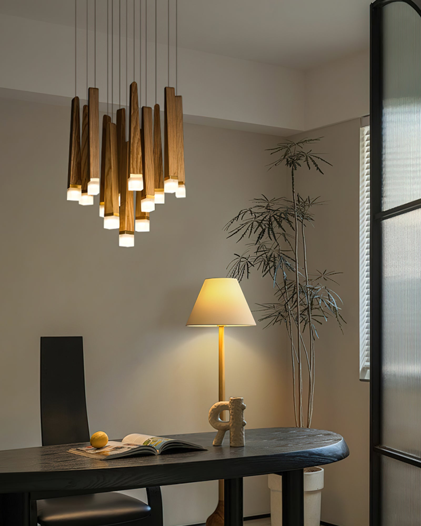 Firewood Stick Chandelier - Cueteks