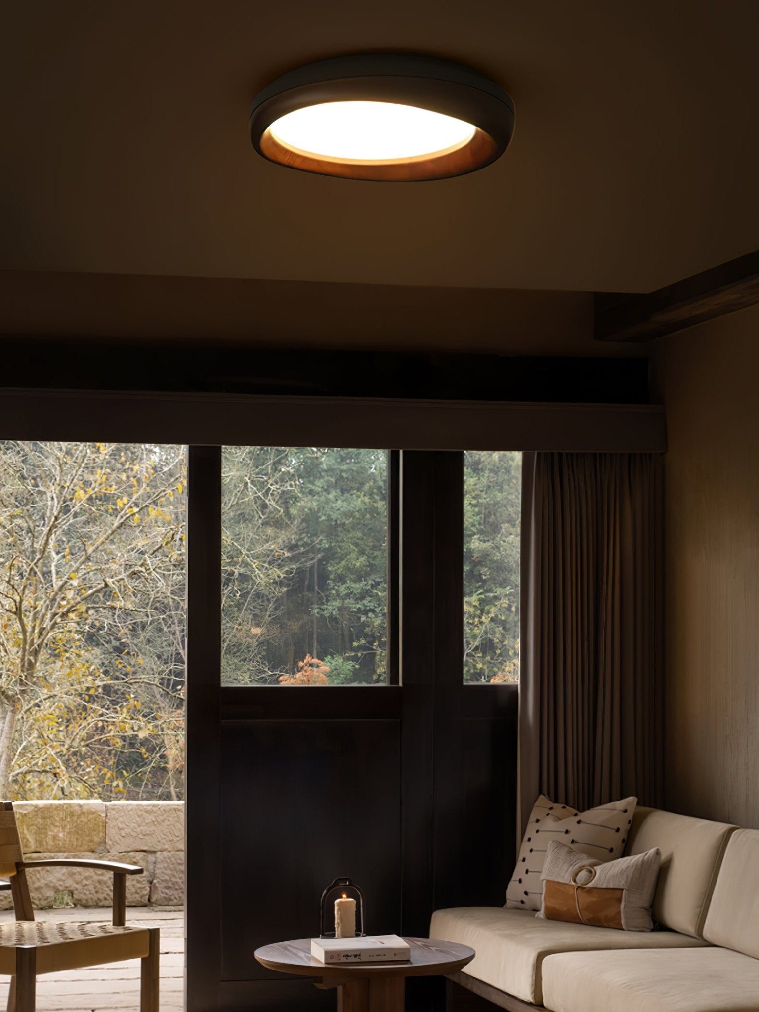 Zenova Wood Ceiling Light - Cueteks