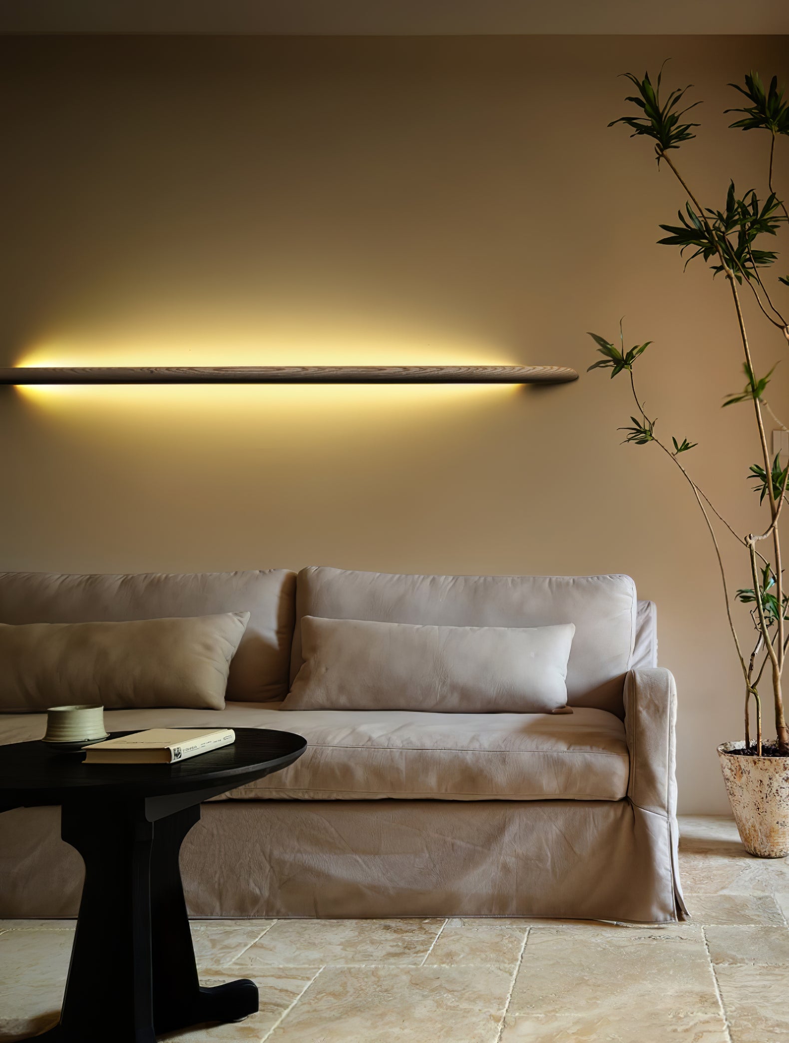Linea Wood Wall Light - Cueteks