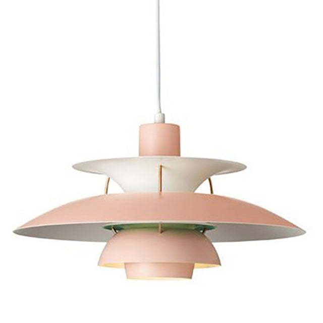 Moderne Macaron Regenschirm Pendelleuchte. Rauchviolett & Grau - Cueteks