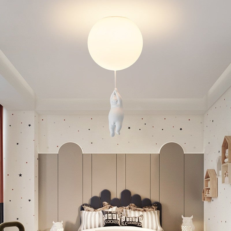 Fateh Bär Luftballons Deckenleuchte Karikatur Kinderzimmer, ∅15CM - Cueteks