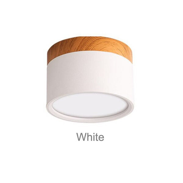 Moderne LED-Downlights Makrone Deckenleuchte, Grün&Weiß - Cueteks