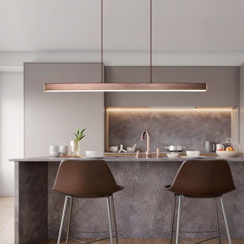 Edge Moderne einfache lineare LED Pendelleuchte, L 80/150CM - Cueteks