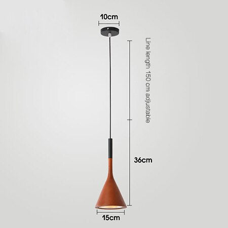 Morandi Nordische Moderne LED Pendelleuchte, Schwarz - Cueteks