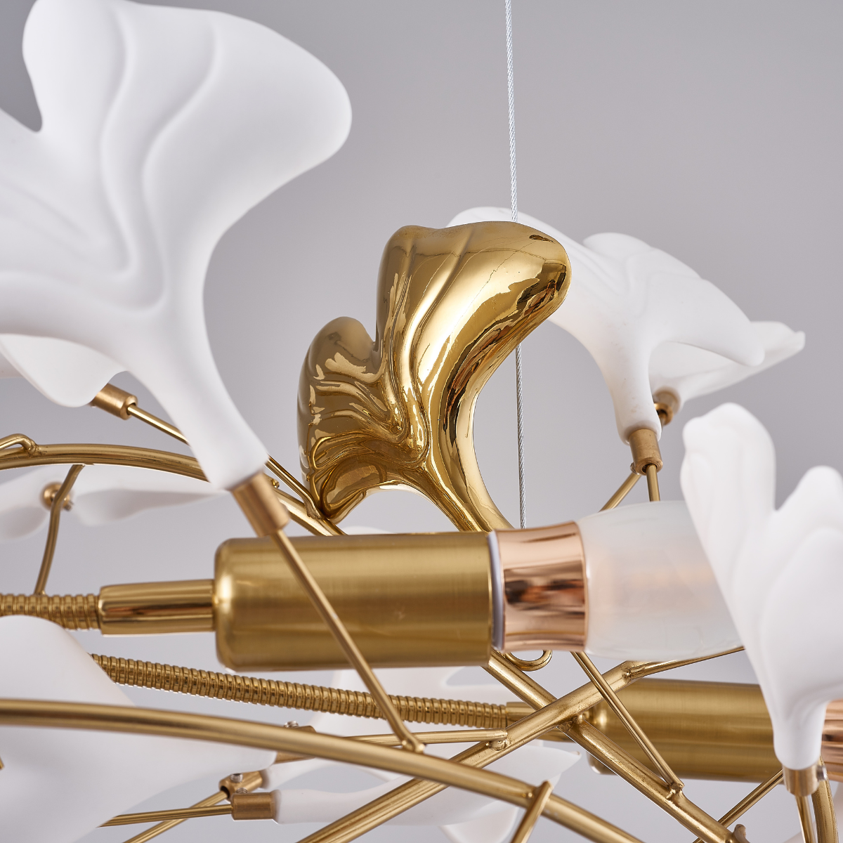 Olivia Kronleuchter Art Déco-Designs für Foyer, ∅60CM - Cueteks