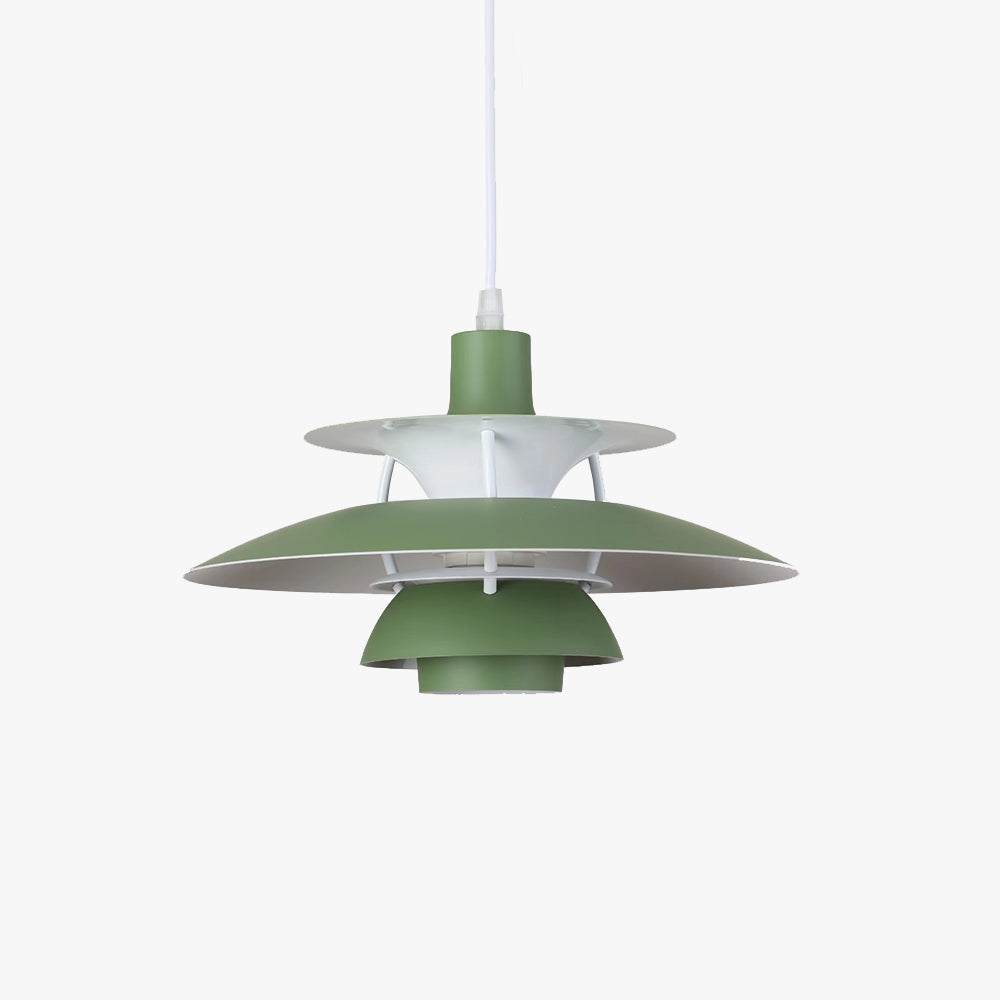 Moderne Macaron Regenschirm Pendelleuchte. Rauchviolett & Grau - Cueteks
