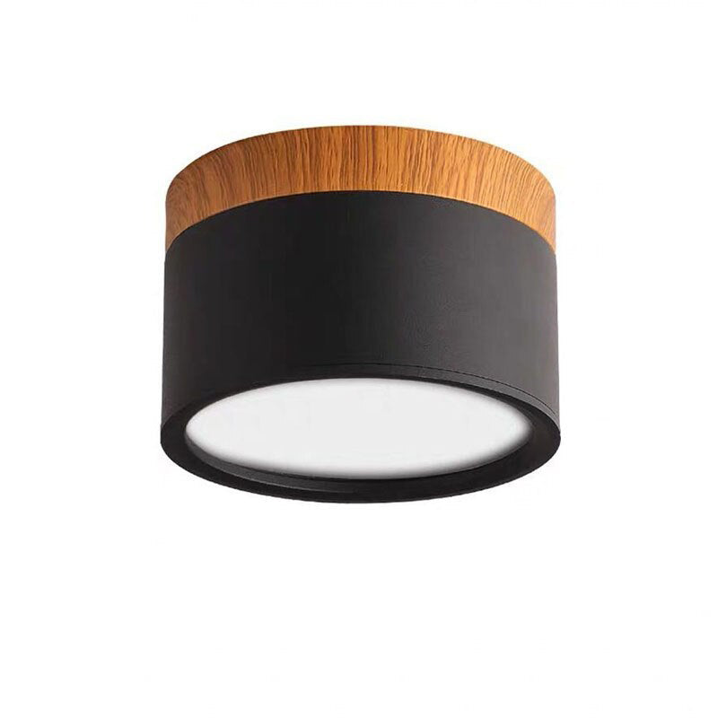 Moderne LED-Downlights Makrone Deckenleuchte, Grün&Weiß - Cueteks