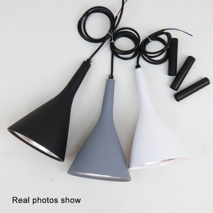 Morandi Nordische Moderne LED Pendelleuchte, Schwarz - Cueteks
