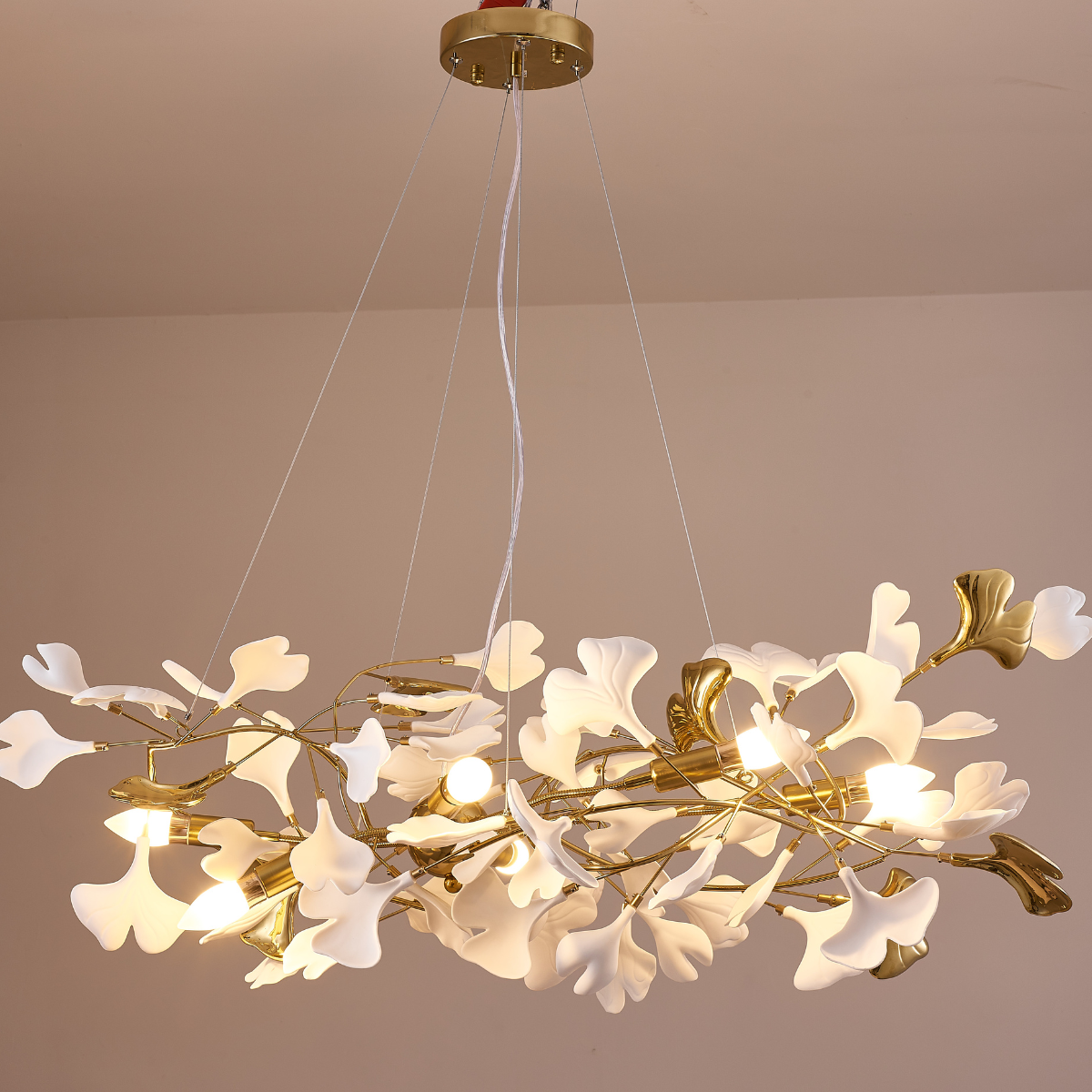 Olivia Kronleuchter Art Déco-Designs für Foyer, ∅60CM - Cueteks