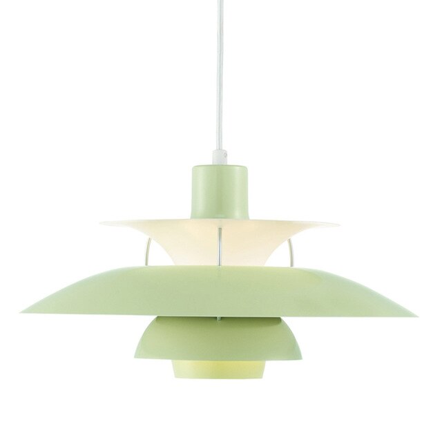 Moderne Macaron Regenschirm Pendelleuchte. Rauchviolett & Grau - Cueteks