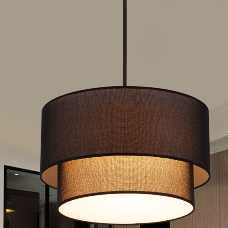 Renée Minimalistisch Pendelleuchte aus Textil, 3 Farben, ∅40CM - Cueteks