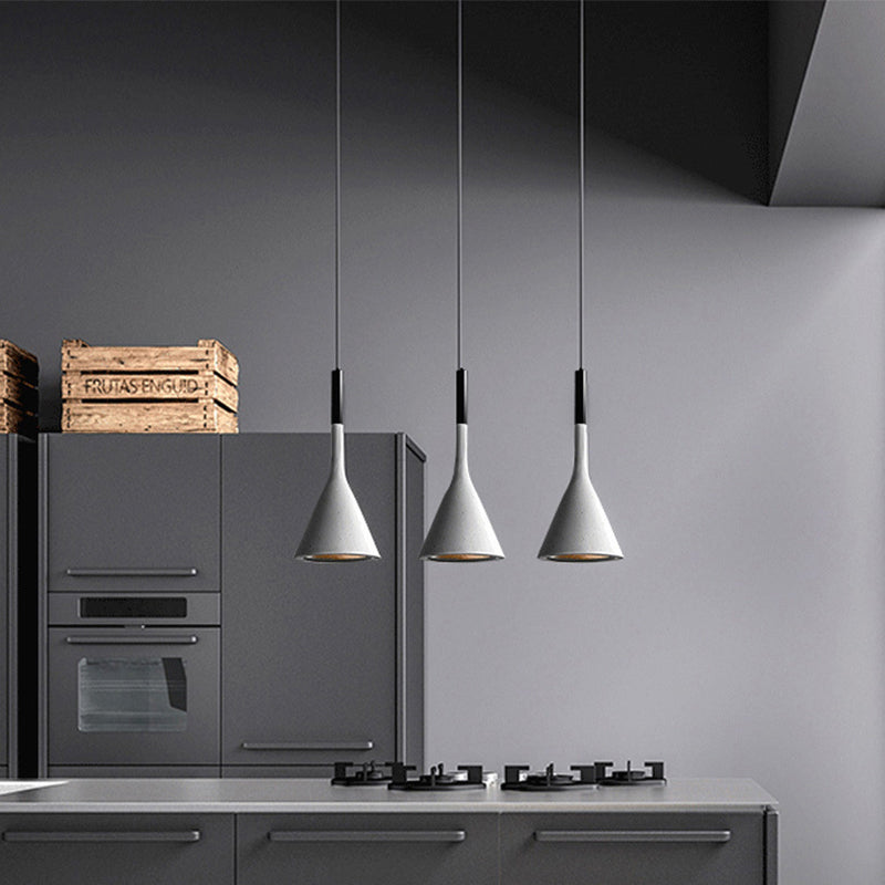 Morandi Nordische Moderne LED Pendelleuchte, Schwarz - Cueteks
