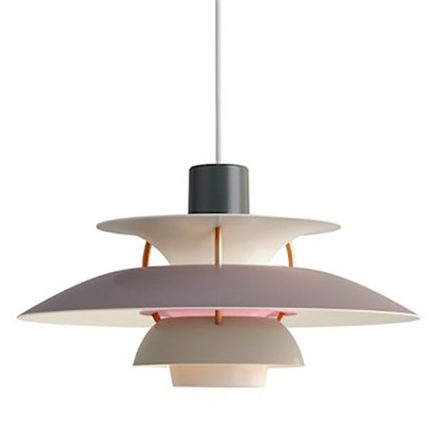 Moderne Macaron Regenschirm Pendelleuchte. Rauchviolett & Grau - Cueteks