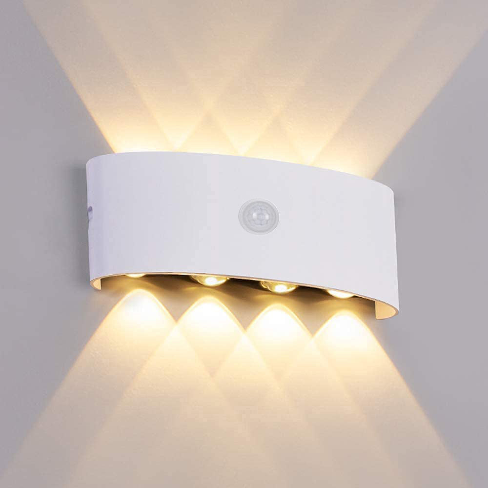 Orr Außenwandleuchte, Mensch- und Lichtsteuerungsschalter, 2 Farben - Cueteks