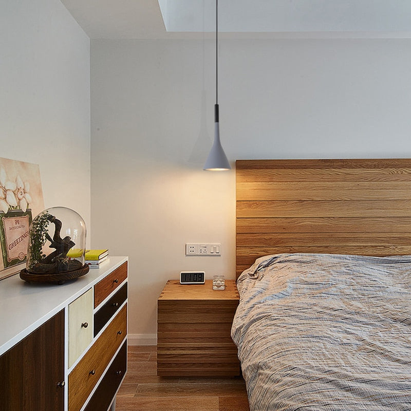 Morandi Nordische Moderne LED Pendelleuchte, Schwarz - Cueteks