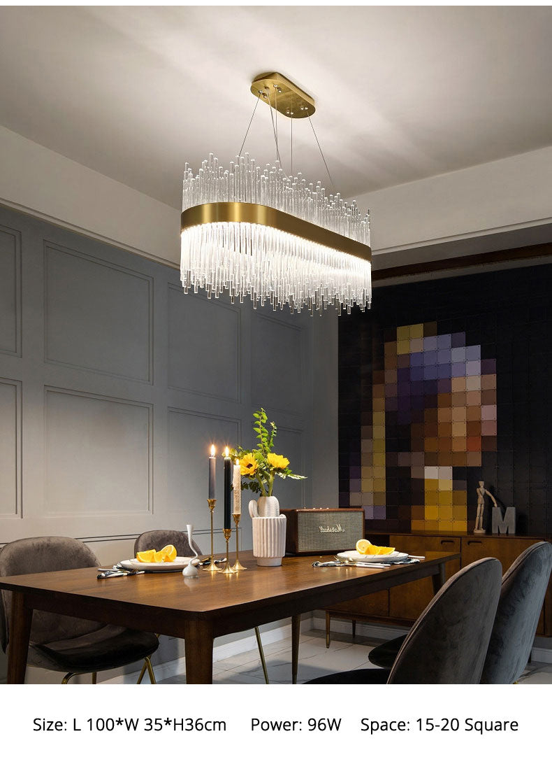 Marilyn Moderne Luxuriöse Kristall Kronleuchter, ∅50CM - Cueteks