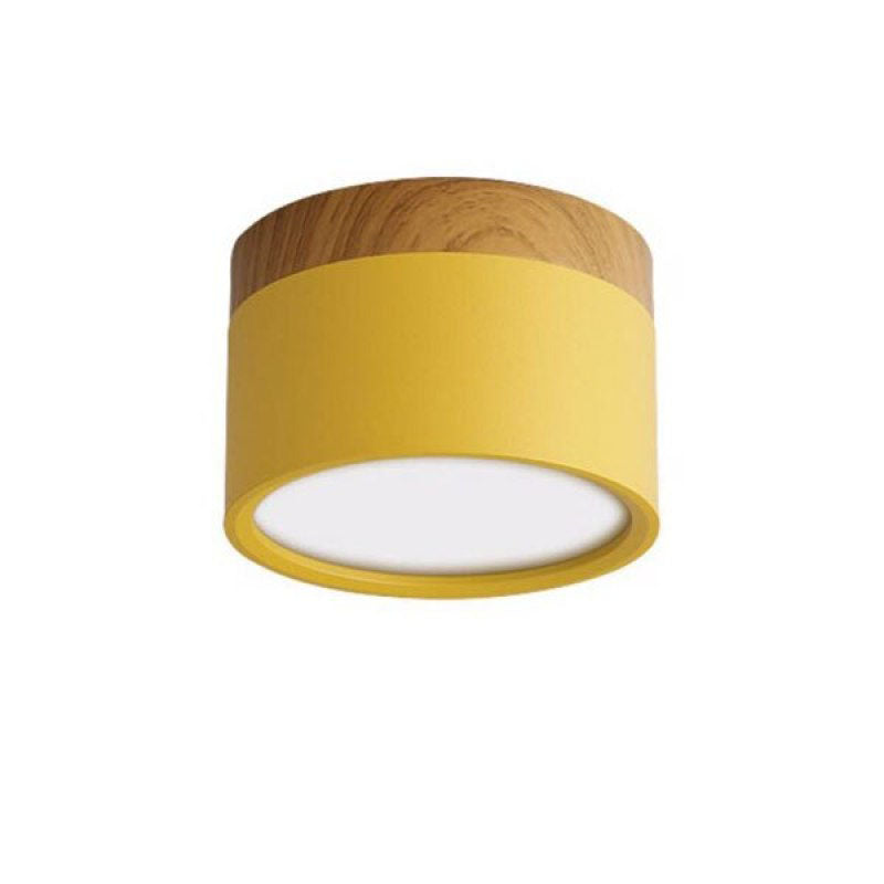 Moderne LED-Downlights Makrone Deckenleuchte, Grün&Weiß - Cueteks