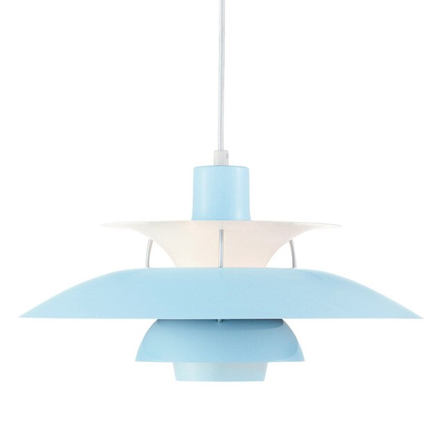 Moderne Macaron Regenschirm Pendelleuchte. Rauchviolett & Grau - Cueteks