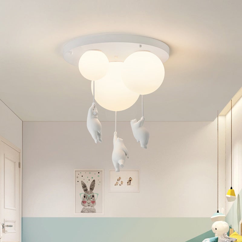 Fateh Bär Luftballons Deckenleuchte Karikatur Kinderzimmer, ∅15CM - Cueteks